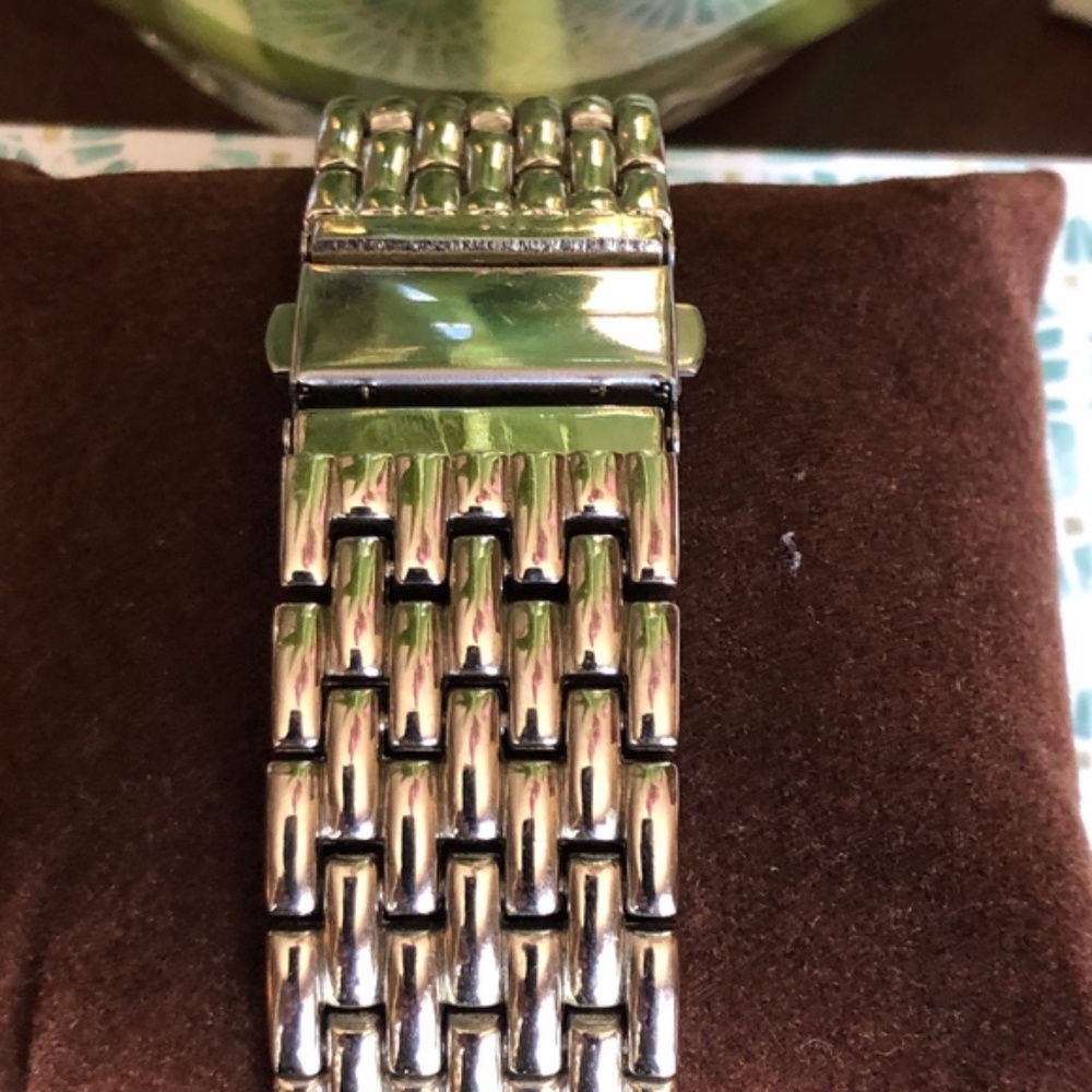 Elements Stainless Watch Oversized Rhinestone Face - image 4